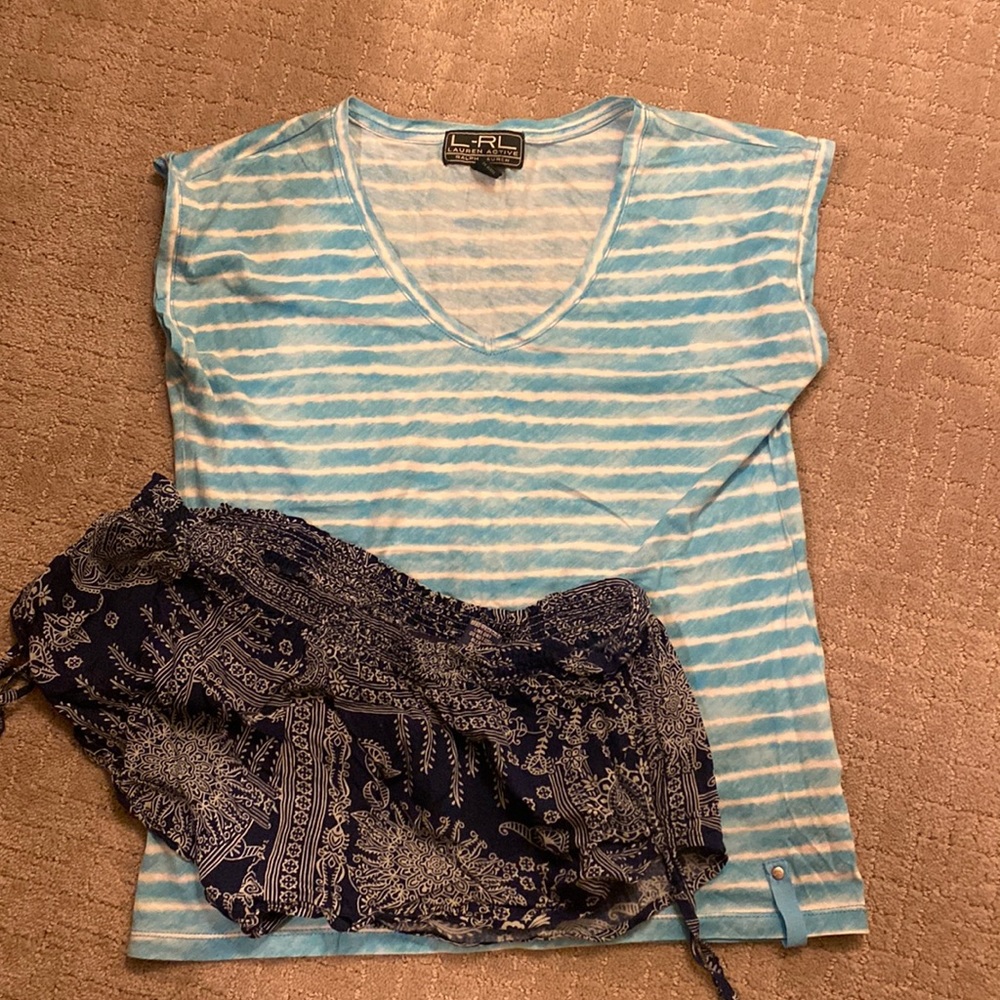 Sleepwear, shorts and t shirt